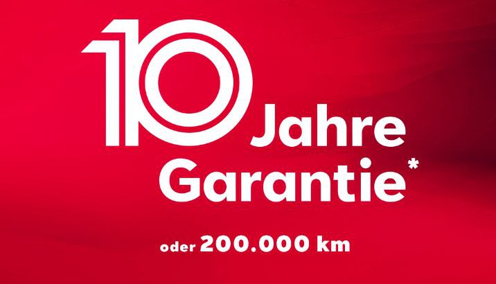 10 Jahre Garantie
